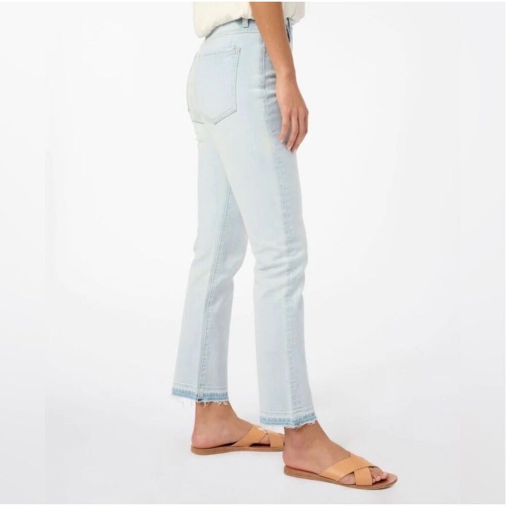 Splendid Released Hem Crop Easy Slim Jeans Light Blue 27